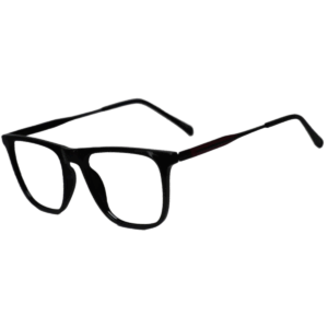 Cliqlens Full Rim Black Square Sheet eyeglasses for Men and Women