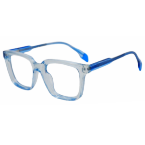 Cliqlens Full Rim Light Blue Square Sheet Computer eyeglasses for Men and Women