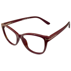 Trendy Vine & Matte Transparent Cat Eye Sheet Eyeglasses for Women