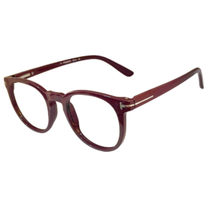 Trendy Light Pink & More Round Sheet Eyeglasses for Men & Women