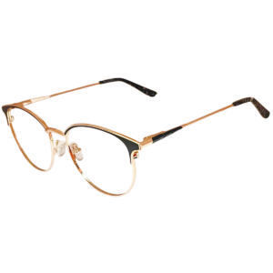 Cliqlens Studio Cool Golden Cat Eye Metal eyeglasses for Women