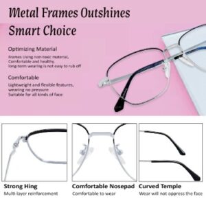 Premium metal eyeglass frames for men and women