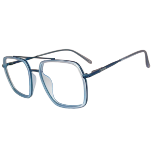 Square Full Rim Eyeglasses For Men & Women | Blue Ocean