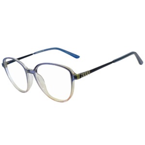 Round Navy Blue Full Rim Sheet Eyeglasses forMen & Women | Cliqlens