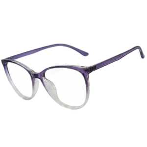 Cat Eye Light Purple Full Rim Sheet Eyeglasses for Women | Cliqlens