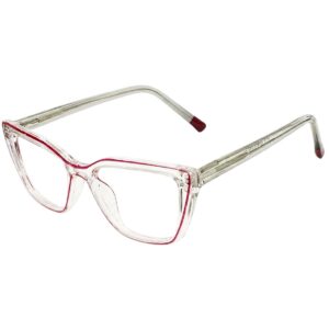 Cat eye Full Rim Sheet Eyeglasses for Women | Blue Ocean
