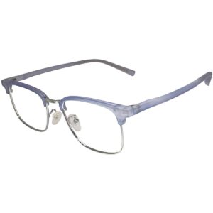 Cliqlens Studio Clubmaster Square Metal Eyeglasses for Men and Women | Premium Frame