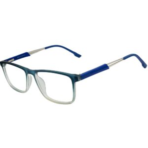 Classy Blue Ocean Square Sheet Eyeglasses for Men/Women | Full Rim Frame