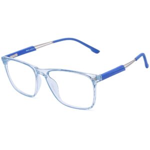 Stylish Blue Ocean Full Rim Square Eyeglasses