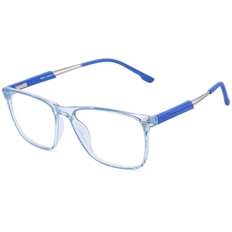 Stylish Blue Ocean Full Rim Square Eyeglasses