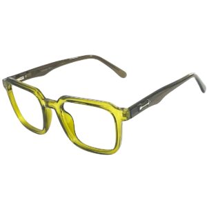Square Full Rim Sheet Eyeglasses for Men & Women | Cliqlens