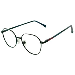 Cliqlens Black round metal eyeglasses