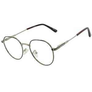 round metal eyeglasses classic frame