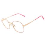 golden square metal eyeglasses cliqlens