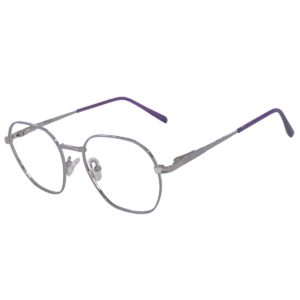 Classic Look Square Metal Eyeglasses for Men & Women | Cliqlens