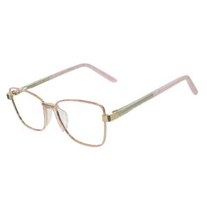Cliqlens Full Rim Cat Eye Metal Eyeglasses for women