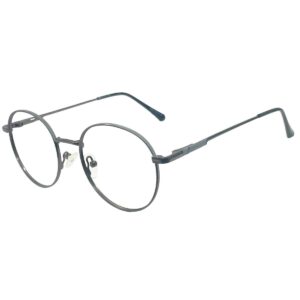 Cliqlens Stylish Round Metal Eyeglasses for Men and Women
