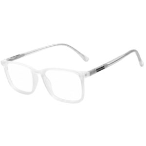Transparent Square Sheet Eyeglasses for Men and Women | Blue Ocean